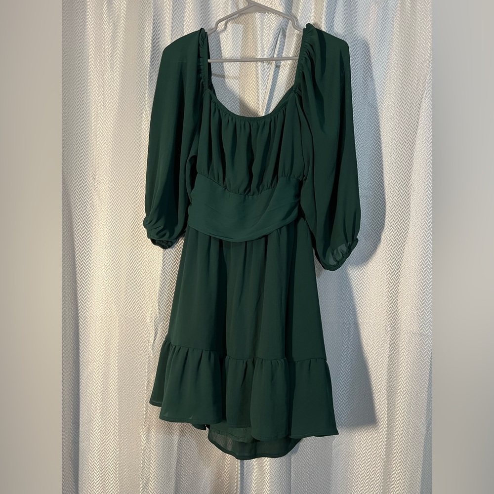 Elegant Green Women's Dress